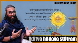 Aditya hRdaya stOtram- Sanskrit Guided Chant &