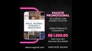 PACOTE PROMOCIONAL 40 CURSOS COM ACESSO VITALÍCIO.  Saiba mais na descrição.