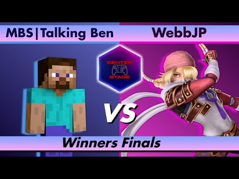 Center Stage #11 - MBS Talking Ben (Steve) vs WebbJP (Sheik) - Smash Ultimate SSBU