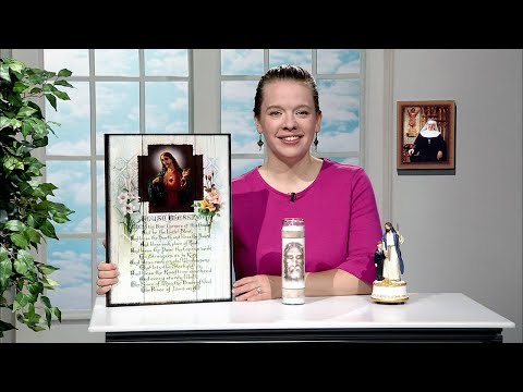 EWTN Religious Catalogue - 2023-06-05 - Sacred Heart of Jesus Framed Canvas