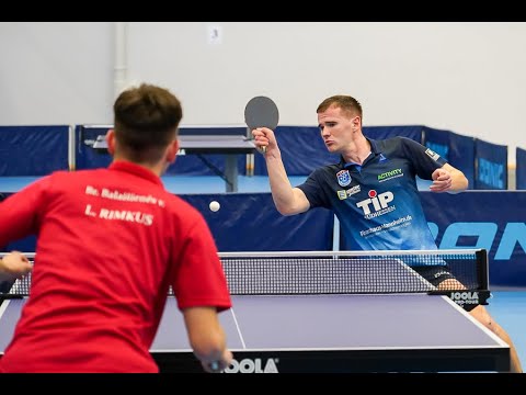 FINALAS    Alfredas Udra - Lukas Rimkus, Lietuvos stalo teniso čempionatas 2023