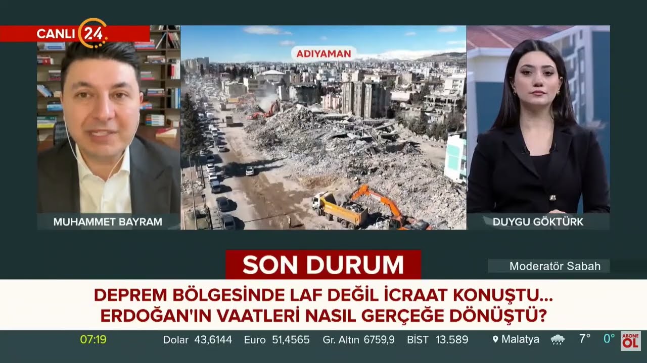 Deprem Bölgesinde Laf Değil İcraat Konuştu  