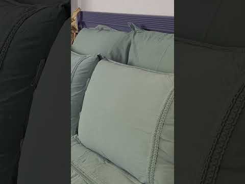 Постельное белье Issimo Drope Poplin 200 х 220 см Teal Green - фото 1 - id-p2539157278