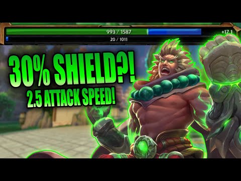 9% SHIELD EVERY 8 AUTOS BUFF?! HOW CAN YOU KILL HIM?! - Masters Ranked Duel - SMITE