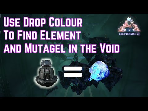 Asteroid/Space Guide: How drop colour can help find mutagel, element & resources in Genesis 2