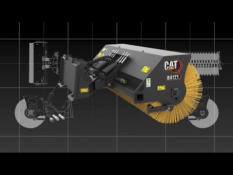 Cat® Angle Broom Features and Benefits