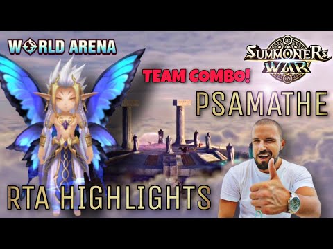 Psamathe Team Combo in World Arena (RTA) - Summoners War