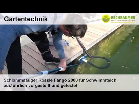 Schlammsauger Rössle Fango 2000 für Schwimmteich, ausführlich vorgestellt und getestet