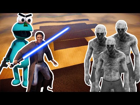 23 MILLION ZOMBIES vs 80,000 JEDI KNIGHTS + 2,000 EVIL PUPPETS | UEBS 2