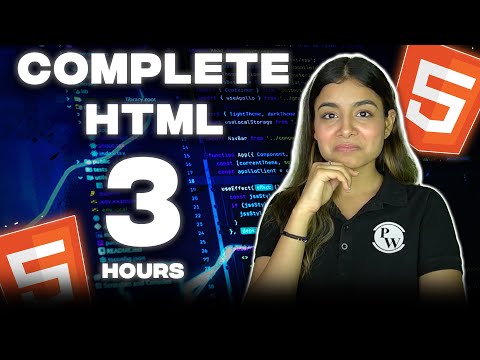 Learn Complete HTML In One Shot | Beginner To Pro | Full Stack Web Developer Course 2023-24