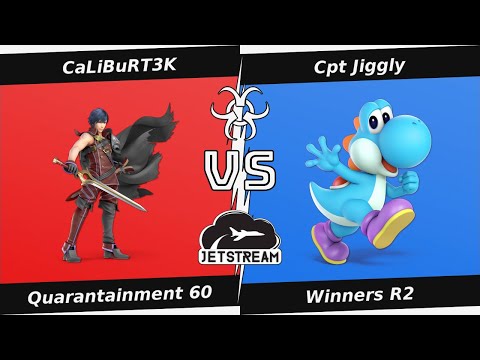 Quarantainment 60 Winners R2 - CaLiBuRT3K (Chrom) Vs Cpt Jiggly (Yoshi) - SSBU
