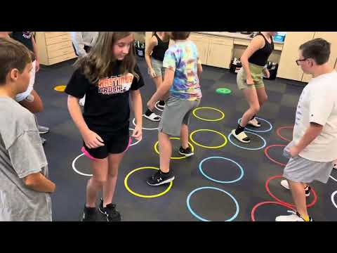 Rhythm Grid Jumping 6th grade AC Elementary School