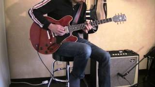 Video thumbnail for Orville By Gibson ES 335 by Stéphane's Guitars & Covers
