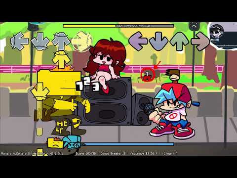 FNF Bob And Bosip - Ronald McDonald Slide Ron (4k)