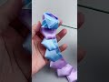 Handmade diy ribbon rose flowers birthday gift#handmade #diy #flowers #tutorial #rose #ribbon #craft