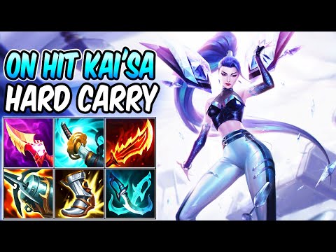 ON-HIT RAGEBLADE KAI'SA MID HARD CARRY | Best Build & Runes | League of Legends