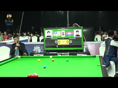 ផ្សាយផ្ទាល់៖ ការប្រកួតកីឡាស៊ីហ្គេមវិញ្ញាសាកីឡាប៊ីយ៉ា Billiards Sport