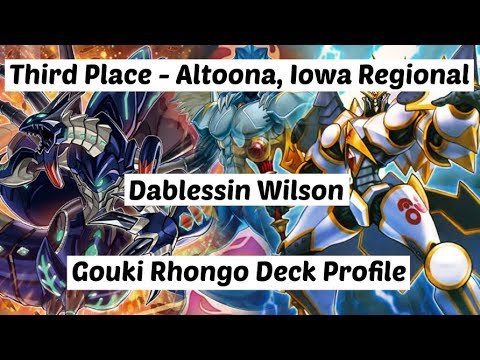 Yu-Gi-Oh! Third Place - Altoona, Iowa Regional - Dablessin Wilson - Gouki Rhongo Turbo Deck Profile