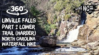 Linville Falls Part 2 Lower Trail & Falls View (Harder) North Carolina Waterfall Hike