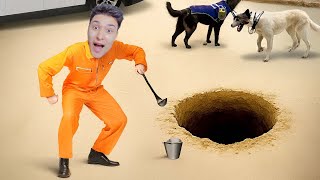 عملت حفرة في السجن بالمعلقة ???? Prison Escape Simulator: Dig Out