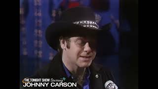 Elton John LIVE - Sorry Seems To Be The Hardest Word (Johnny Carson) | 1980