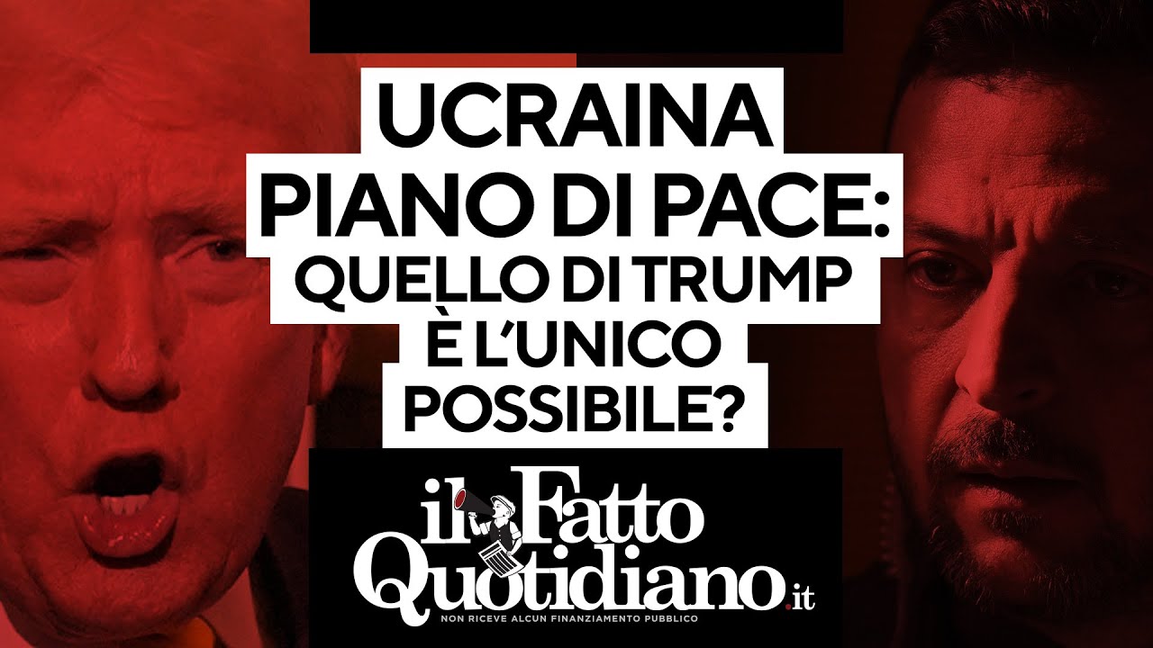 Ucraina, quello di Trump è l'unico piano di pace possibile?