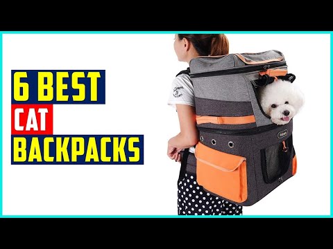 ✅Top 6: Best Cat Backpacks for 2022-Cat Carrier Backpack for Small Dogs and Cats-Pet Backpack Review