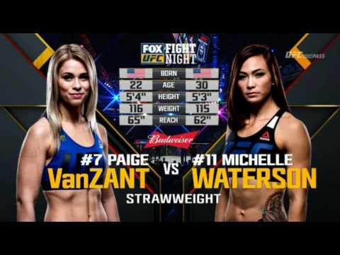 Page VanZant vs Michelle Waterson