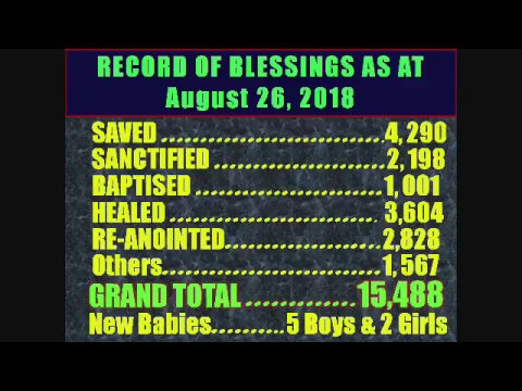 Apostolic Faith WECA 2018 Camp Meeting Devotional Service 26-08-2018