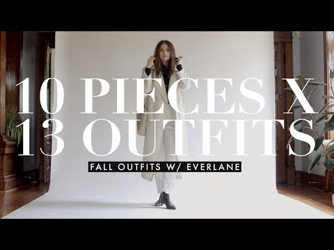 秋のクローゼットの必需品。エバーレーンで10着×13着の着こなし (Fall Closet Essentials: 10 Pieces X 13 Outfits with Everlane)