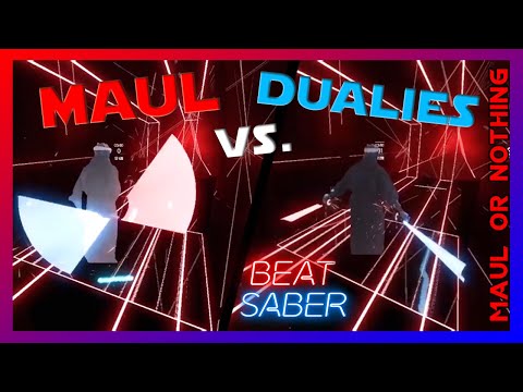Darth Maul vs Dualies [FULL Maul Costume], Rum n' Bass - Boom Kitty | Beat Saber Expert