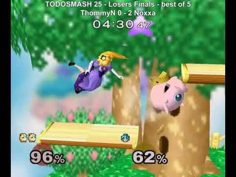 TODOSMASH 25 - ThommyN (Jigglypuff) vs Noxxa (Peach) - Losers Finals