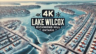 Drone Over Lake Wilcox Richmond Hill Oak Ridges Moraine, Ontario, Canada