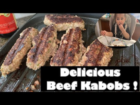 Delicious Arabic Beef kabob Recipe!Arabic Food |...