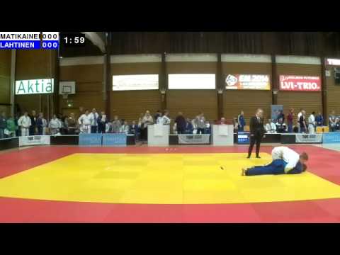 Sovelletun judon SM 2014: Sov M-66: MATIKAINEN - LAHTINEN