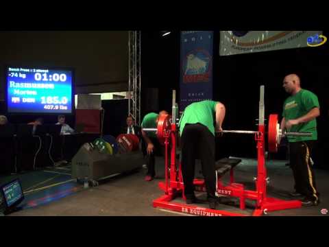 Men -59 to -83kg Bench Press of 2011 EPF Western European Championships
