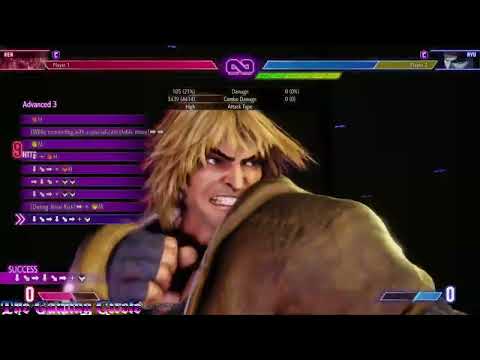 Street Fighter 6: Ken Combo Trials - (Advanced 1-3) - PS5