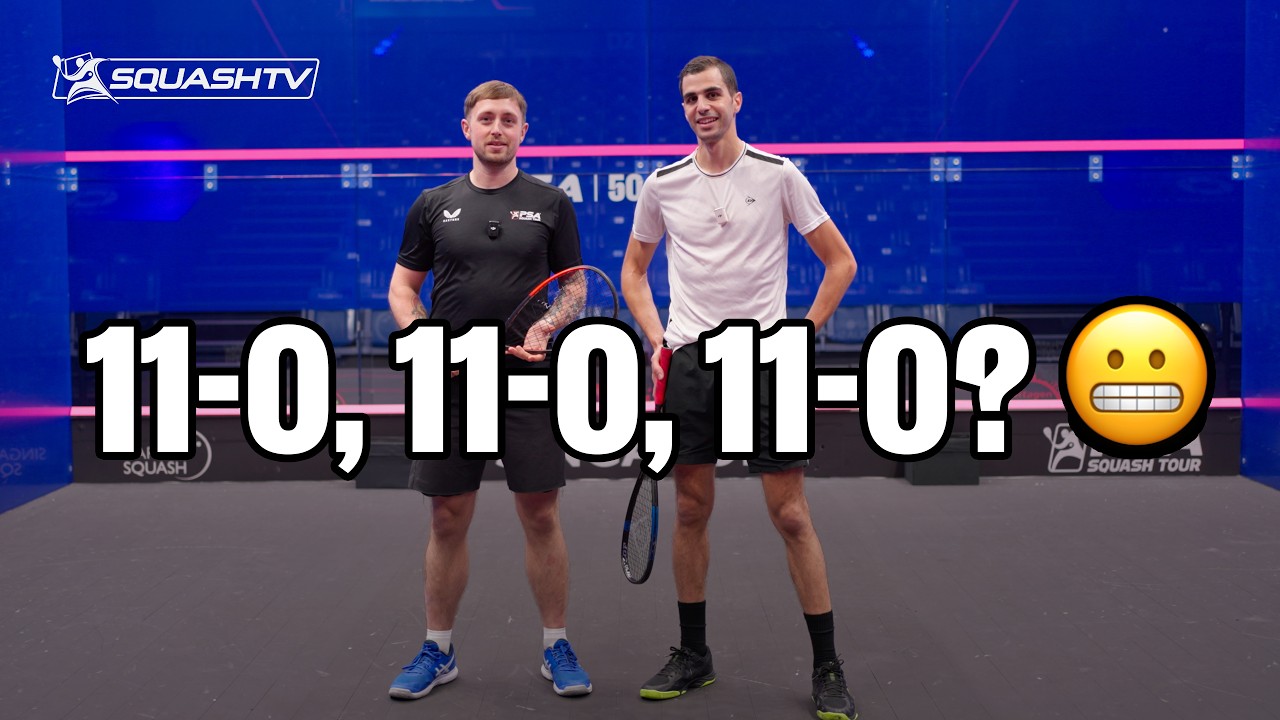 POV: Amateur squash player challenges World #1 Ali Farag 🥶