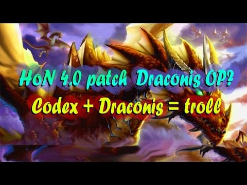 HoN 4.0 patch draconis rework too OP?
