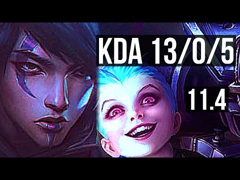 APHELIOS & Sett vs JINX & Thresh (ADC) | 13/0/5, Legendary, 700+ games | KR Diamond | v11.4