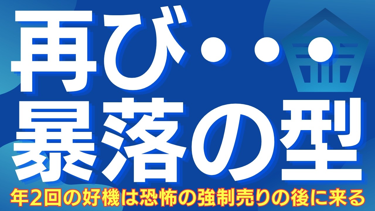 【恐怖の暴落が歴史的買い場を作る】需給崩壊→強制売り、その先に現れる年2回のチャンス #日本株 #株式投資 #日経平均 #買い場 #暴落 #投資戦略 #スタグフレーション #為替介入 #原油