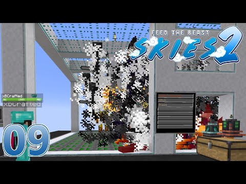 Push Button Mob Farm - FTB Skies 2 - E09