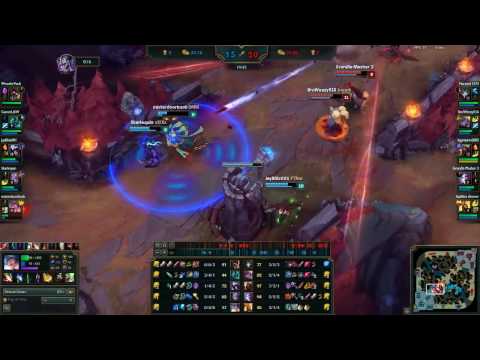 2017 Feb Highlights #2 - Top Lane Jhin Quadra Kill