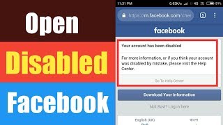 How to Get Back Disabled Facebook account without Id proof | Open Disabled Facebook Account