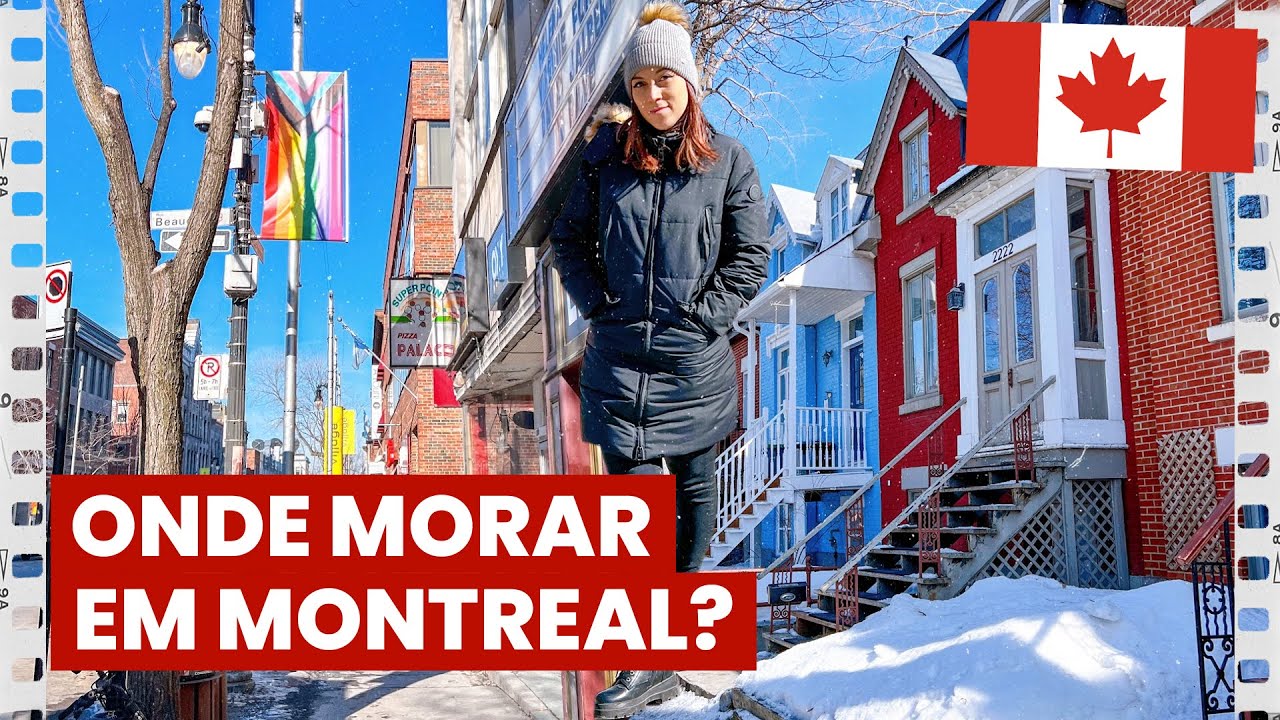 BAIRROS DE MONTREAL🇨🇦 Onde morar? Conhecendo a cidade!📍 Ville-Marie, Verdun, Plateau, Griffintown...