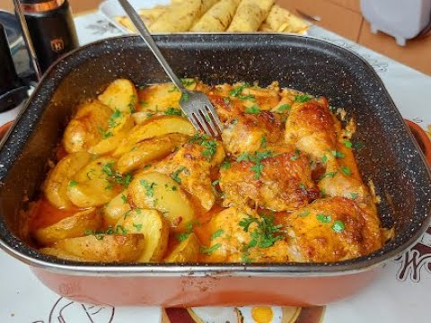 Nema bolje, piletina sa mladim krompirom u rerni - fantastičan recept