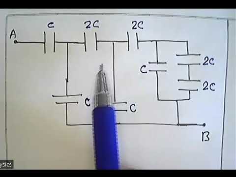 How to identify Series and parallel  combination of Capacitor