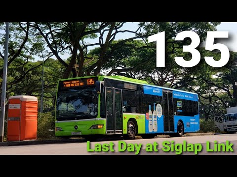 SBS Transit Bus Service 135 [Last Day at Siglap Link]