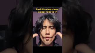 This is how I achieve Hollow Cheeks! (Exercises for hollow cheek) #ytshorts #shortvideos