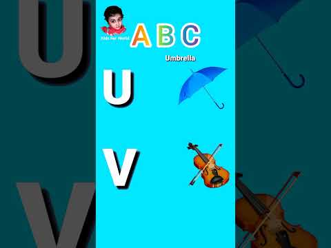 U For Umbrella V For Violin Official Video 2023 #abcd #umbrella #violin #shorts